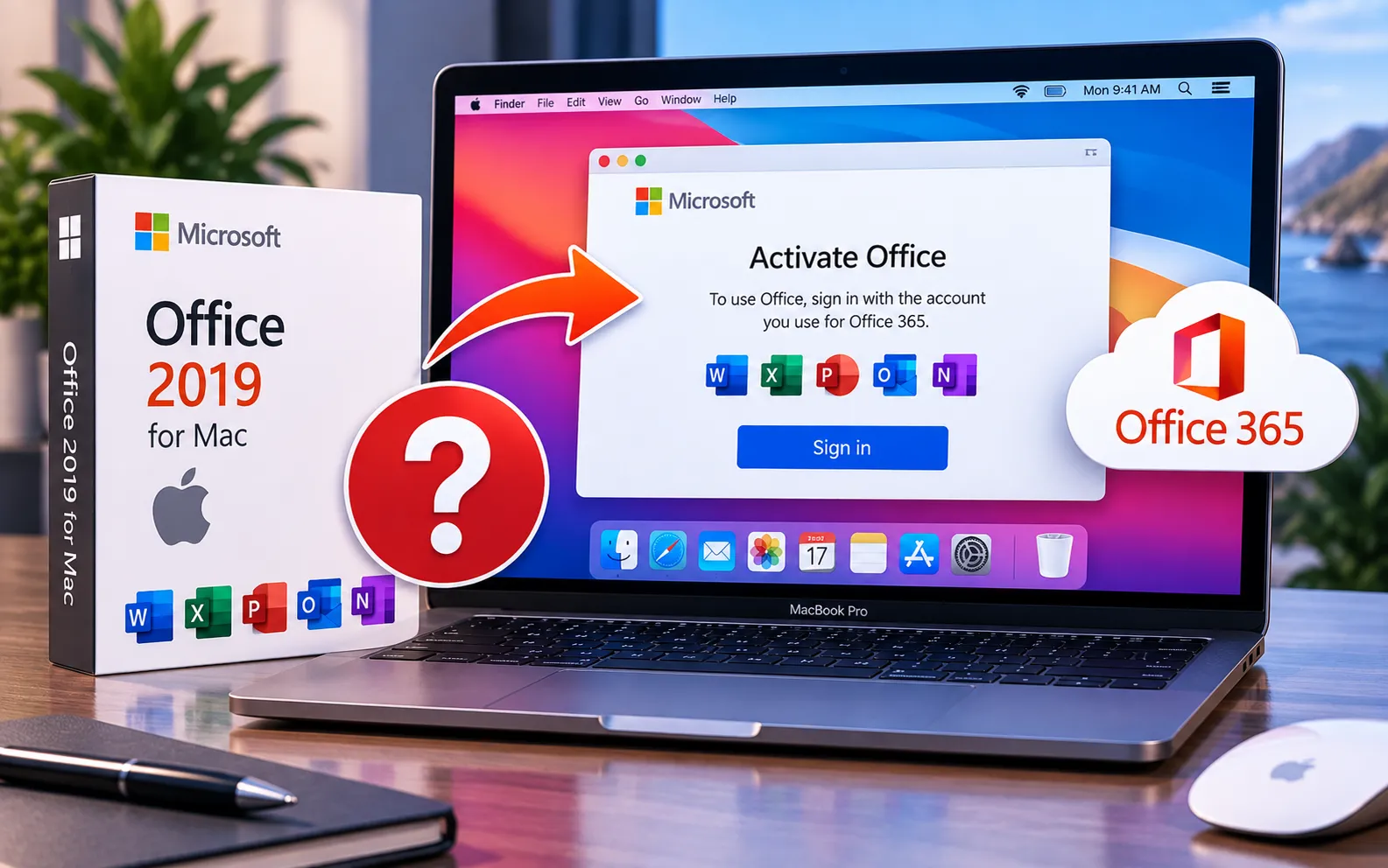 Office 2019 for Mac asking to activate Office 365